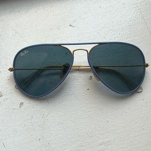 Rayban light blue sunglasses